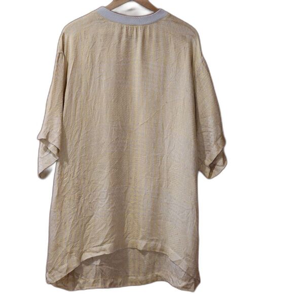 Prontto Moda Gold Linen Men’s Shirt Classic Relaxed Fit New With Tags - Picture 1 of 10